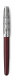 Перьевая ручка и чехол из кожи Parker Sonnet Premium Refresh RED CT, перо 18K, толщина F, цвет чернил black, в подарочной упаковке
