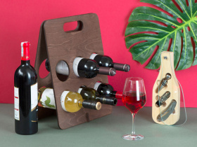 Набор аксессуаров для вина Pinotage со стеклянной крышкой