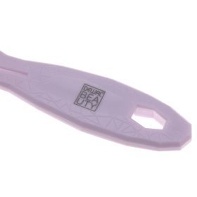 Щетка Dewal Beauty серия "Eco-Friendly", продувная, с нейлоновым штифтом, форма айсбег