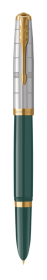 Перьевая ручка Parker 51 Premium Forest Green GT, перо: F чернила: Black,Blue, в подарочной упаковке.