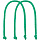 Ручки Corda для пакета M, зеленые
