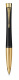 Подарочный набор из 2-х ручек Parker URBAN Matte black GT перьевая+шариковая ручки