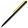Шариковая ручка GrafeeX в чехле, черная с желтым
