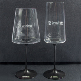 Хрустальный бокал для красного вина на магните Trebonn SplitGlass, 2 шт, 450 мл