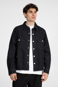 Куртка джинсовая O3, черная