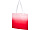 Эко-сумка Rio с плавным переходом цветов, красный