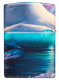 Зажигалка ZIPPO Penguin с покрытием Glow In The Dark Green, латунь/сталь, разноцветная, 38x13x57 мм
