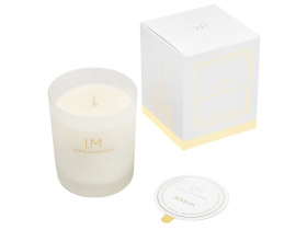 Ароматическая свеча в матовом стакане Sensual, коллекция Exclusive, 250 мл (белый)
