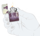 Зажигалка ZIPPO Zombie Design с покрытием 540 Matte, латунь/сталь, белая, матовая, 38x13x57 мм