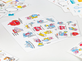 Наклейки UV-DTF Stiker Pack на заказ, S