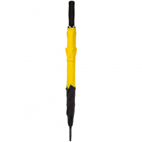 Квадратный зонт-трость Octagon, черный с желтым