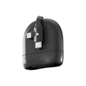 Кабель Xoopar ICE-R с ретрактором 2 в 1, разъёмы USB-C и Lightning, 60 Вт