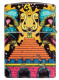 Зажигалка ZIPPO Skull Design с покрытием Glow In The Dark Green,латунь/сталь,разноцветная38x13x57 мм