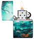 Зажигалка ZIPPO Graveyard с покрытием 540 Matte, латунь/сталь, разноцветная, 38x13x57 мм