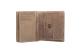 Бумажник KLONDIKE «Finn», натуральная кожа в коричневом цвете, 10 х 11,5 см