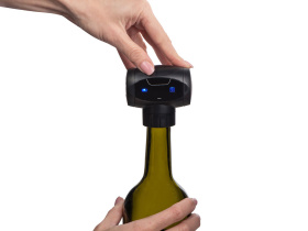 Автоматическая вакуумная пробка - насос для вина Saver (черный)