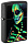 Зажигалка ZIPPO Skeleton Design с покрытием Black Light, латунь/сталь, черная, матовая, 38x13x57 мм