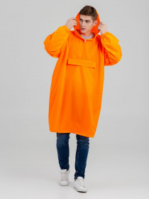 Дождевик-анорак Alatau, оранжевый неон