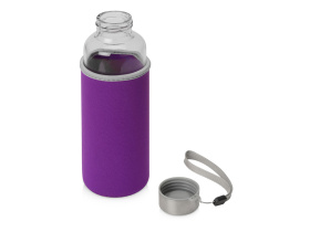Бутылка для воды Pure c чехлом, 420 мл, фиолетовый
