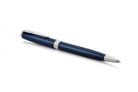 Подарочный набор: Шариковая ручка Sonnet Blue Lacquer CT и Ежедневник недатированный синий