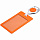 Чехол для пропуска с ретрактором Dorset, оранжевый