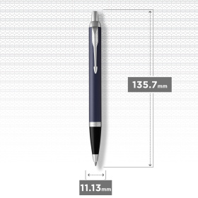 Шариковая ручка Parker IM Metal Matte  Blue CT