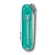 Нож-брелок VICTORINOX Classic SD Colors "Tropical Surf", 58 мм, 7 функций, полупрозрачный бирюзовый