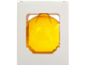 Стеклянный шар желтый полупрозрачный, заготовка шара 6 см, цвет 21