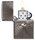 Зажигалка ZIPPO Armor® с покрытием Black Ice®, латунь/сталь, чёрная, 38x13x57 мм