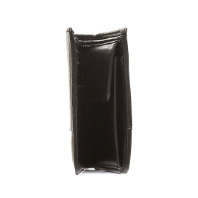 Портмоне BUGATTI Atlanta, чёрное, натуральная воловья кожа, 10,5х1х9 см