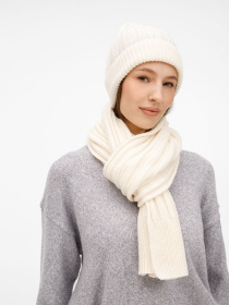 Шапка Bellish, белая (ванильная)