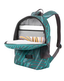 Рюкзак SWISSGEAR, голубой/серый, полиэстер 600D, 32х16х43 см, 22 л