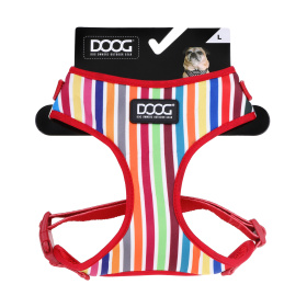 DOOG Шлейка для собак "NEOFLEX SCOOBY", красная, S, 32-44см (Австралия)