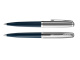 Шариковая ручка Parker 51 CORE MIDNIGHT BLUE CT, стержень: M, цвет чернил: black, в подарочной упаковке.