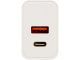 Сетевое зарядное устройство c выходами USB-A и USB-C Recharger Pro, быстрая зарядка QC/PD, 30 Вт, белый