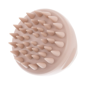 Щетка Dewal Beauty массажная для мытья головы, цвет бежевый, 8 х 8,5 см
