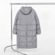 Пуховик унисекс Kapsula, серый