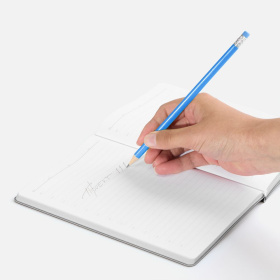 Карандаш простой Triangle с ластиком, синий