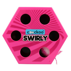 EBI Coockoo Игрушка для кошек интерактивная "SWIRLY", розовая, 20.4x6.8x23см (Нидерланды)