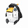 Конструктор детский магнитный Animag Пингвин (чёрный)