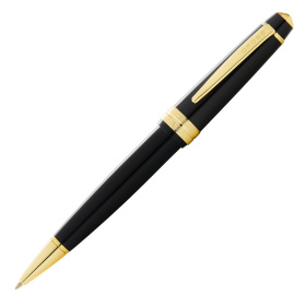 Шариковая ручка Cross Bailey Light Polished Black Resin and Gold Tone