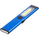 Фонарик-факел аккумуляторный Wallis с магнитом, синий