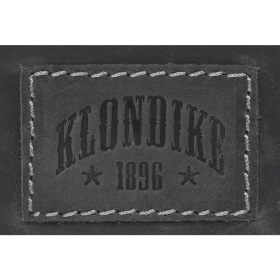 Сумка-планшет KLONDIKE Native, натуральная кожа в черном цвете, 23 х 7 х 24 см