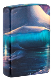 Зажигалка ZIPPO Penguin с покрытием Glow In The Dark Green, латунь/сталь, разноцветная, 38x13x57 мм