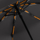 Зонт складной AOC Mini с цветными спицами, оранжевый