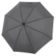Зонт полуавтоматический 744316702 Doppler Fiber Magic Superstrong 5 x 5 x 29 см серый, полоска