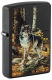 Зажигалка ZIPPO Linda Picken с покрытием Black Matte, латунь/сталь, черная, матовая, 38x13x57 мм