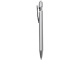 Ручка-стилус металлическая шариковая Sway  Monochrome с цветным зеркальным слоем, серебристый с белым