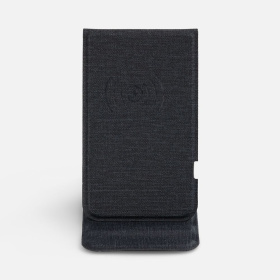 Подставка для смартфона с беспроводной зарядкой Kickstand, серая