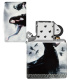 Зажигалка ZIPPO Mazzi® с покрытием 540 Matte, латунь/сталь, белая, 38x13x57 мм